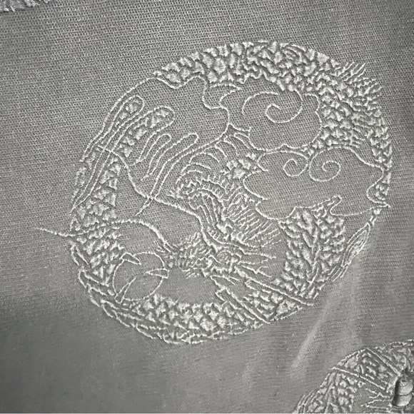 Citron Santa Monica Silk Red Asian Reversible Button Front Jacket Womens 2X - Picture 10 of 12